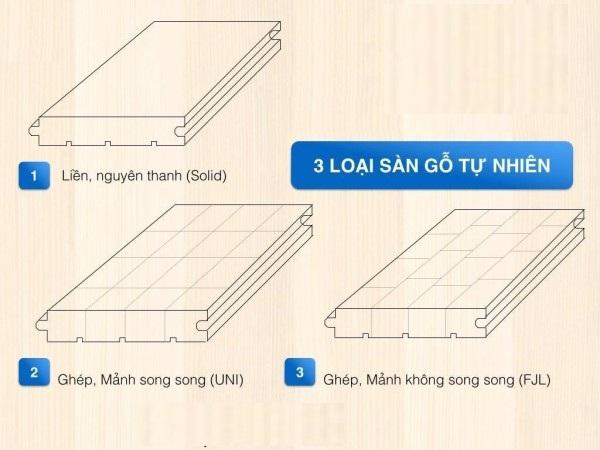 Phân biệt các loại sàn gỗ tự nhiên
